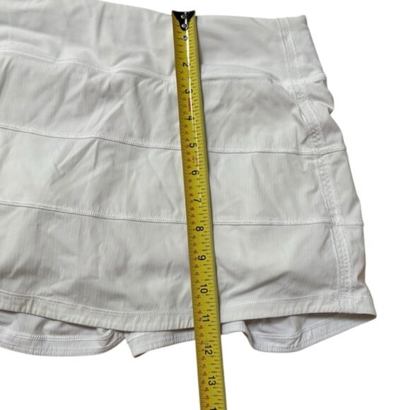 Lululemon Pace Rival Skirt White Size 6 - Picture 5 of 5